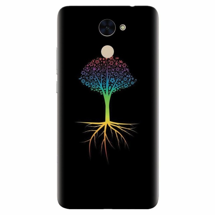 Husa silicon pentru Huawei Y7 Prime 2017, Tree 001