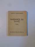 NAISSANCE DU SANG , POEMES PAR EDMOND VANDERCAMMEN 1934