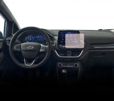 Folie Mata, Duragon, protectie display, pentru Navigatie Centrala Ford Fiesta 2021-2023, Anti-Amprenta, din silicon foto
