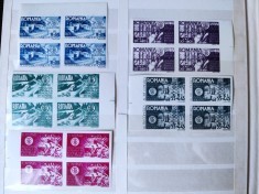 1945 - A.G.I.R. - bloc de 4 MNH** - LP 181 a - AGIR, nedantelat, cu o margine