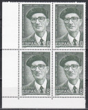 Spania 1993 - A 100-a aniversare a lui Jorge Guillen, 1893-1984, Bloc de 4, MNH