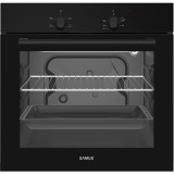 Cuptor Incorporabil Samus SC620G4B, 62 L, 4 Functii, Clasa energetica A, Grill, 2200 W, Negru