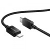 Cablu Date si Incarcare USB-C - Lightning Borofone BX120 Placer, 27W, 1m, Negru, Apple