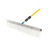 Perie abraziva metalica pentru periat beton, latime perie 600mm, lungime maner extensibil 6m