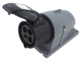 Conector AMPHENOL IP&amp;S 500VAC soclu mamă trifazat IP44 4 pini