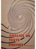 I. Coteanu (coord.) - Analize de texte poetice - Antologie (Editia: 1986)