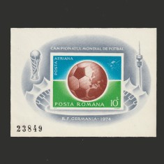 C.M. Fotbal Germania LP853 Nedantelat Romania 1974