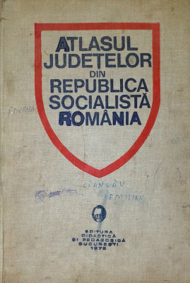 Atlasul Judetelor din Republica Socialista Romania (1978) foto