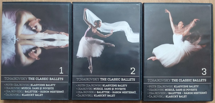 DVD Balet: Ceaikovski - Muzica, dans si poveste ( 3 DVD originale Royal Opera )
