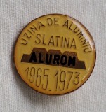 ALUROM uzina de aluminiu Slatina, Insigna aniversara