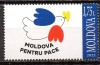 MOLDOVA 2022, Pentru Pace, serie neuzata, MNH, Nestampilat