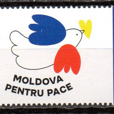 MOLDOVA 2022, Pentru Pace, serie neuzata, MNH