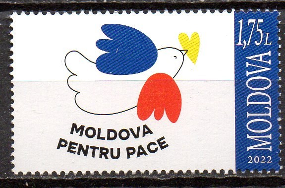 MOLDOVA 2022, Pentru Pace, serie neuzata, MNH