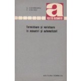Termistoare si varistoare in masurari si automatizari
