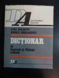 Dictionar De Lingvisti Si Filologi Romani - Jana Balacciu, Rodica Chiriacescu ,542860