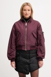 Alpha Industries geacă bomber culoarea bordo, de iarnă, 258010.608