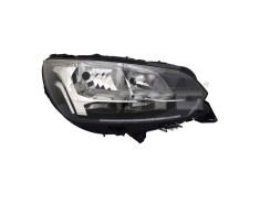Far PEUGEOT 208, 06.2019-, partea dreapta, TYC, cu daytime running light; H18+H9+P21/5W; electrical; cu motor; halogen, foto