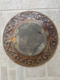 Cumpara ieftin Farfurie decor alamă cupru diametru 20 cm, reproducere pictura &bdquo;L'Ang&eacute;lus&rdquo; Franta