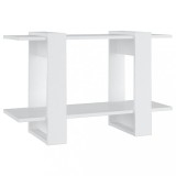 Biblioteca/Separator camera, alb, 80x30x51 cm