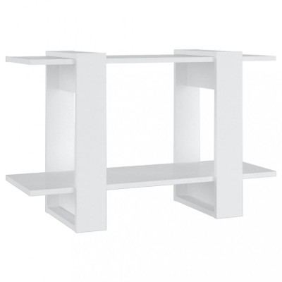 Biblioteca/Separator camera, alb, 80x30x51 cm foto