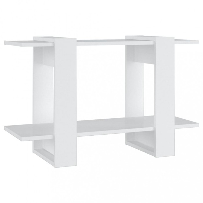 Biblioteca/Separator camera, alb, 80x30x51 cm