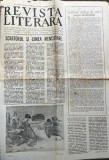 Revista Literara. Saptamanal de poezie, proza și critica, nr. 40, 16 noiembrie