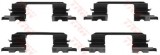 Set accesorii, placute frana SUBARU LEGACY III Combi (BE, BH) (1998 - 2003) TRW PFK527