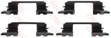 Set accesorii, placute frana SUBARU IMPREZA Limuzina (GD) (1999 - 2016) TRW PFK527