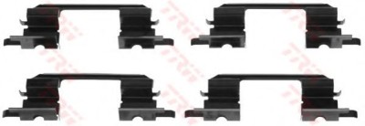 Set accesorii, placute frana SUBARU LEGACY III (BE, BH) (1998 - 2003) TRW PFK527 foto