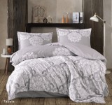 Cumpara ieftin Lenjerie de pat din bumbac 100%, Clasy, pentru pat dublu, model Tabula