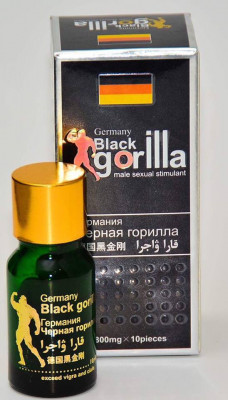Pastile Potenta Gorilla Black. foto