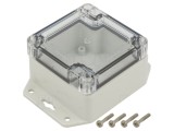Carcasă universală ABS gri deschis 75x75x45mm