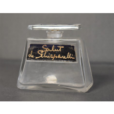 Sticla veche parfum Salut de Schiaparelli / Art Deco c.1920