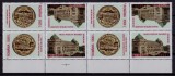 Cumpara ieftin ✅ RO 2001 ,LP 1575 ,&quot;100 ani P.Postelor &quot; ,blocx4 cu tete-beche, sus comun , MNH