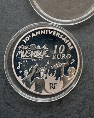 10 Euro &amp;quot;30e Anniversaire Fete de la Musique&amp;quot; 2011, Franta 2011 - A 3907 foto