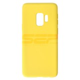Husa Silicon Samsung Galaxy S9, Galben, High Copy, Protectie Telefon
