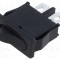 Comutator Rocker SPST (ON)-OFF 6A 250VAC negru E-SWITCH R6