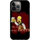 Husa compatibila cu Apple iPhone 14 Pro model The Lord of Beers, Silicon, TPU, Viceversa, Transparent, Carcasa
