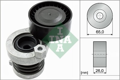 INA 534 0551 10 Intinzator curea, curea distributie foto