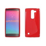 Husa Silicon S-Line Rosie pentru LG Spirit (H440N) - Protectie Flexibila