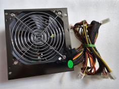 Sursa ATX Delux 600W, DLP-34A, 2 x Molex, 3 x SATA, PCI-Express, Vent 120mm foto