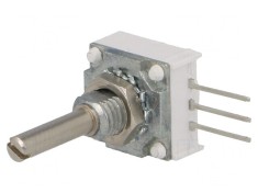 Potentiometru axial 2.5k&Omega; 1W THT 3.17mm