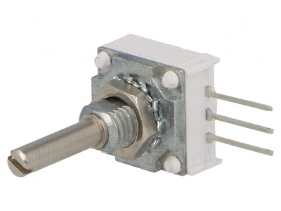 Potentiometru axial 2.5k&amp;Omega; 1W THT 3.17mm foto