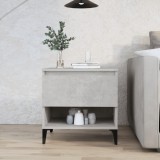 Gossi masa laterala, gri beton, 50x46x50 cm, lemn compozit