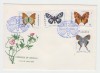 B16 - FDC - Angola - fluturi - 1982, Africa, Fauna