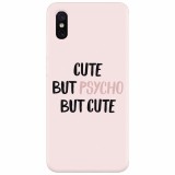 Husa silicon pentru Xiaomi Mi 8 Pro, Cute But Psycho