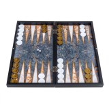 Joc de table din lemn lacuit 50x50cm gray / 987-4