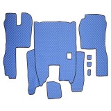 Cumpara ieftin Set Covorase Piele Ecologica Truck Umbrella Pentru Scania Seria R 2005-2016, Manuala, Albastru