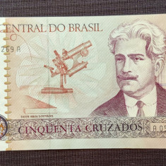 Brazilia / Brasil - 50 Cruzados ND (1986-1988) s269A