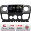 Navigatie Opel Movano, Renault Master 2010-2021 Android Ecran 720P Quad Core 2+32 carplay android auto CarStore Technology
